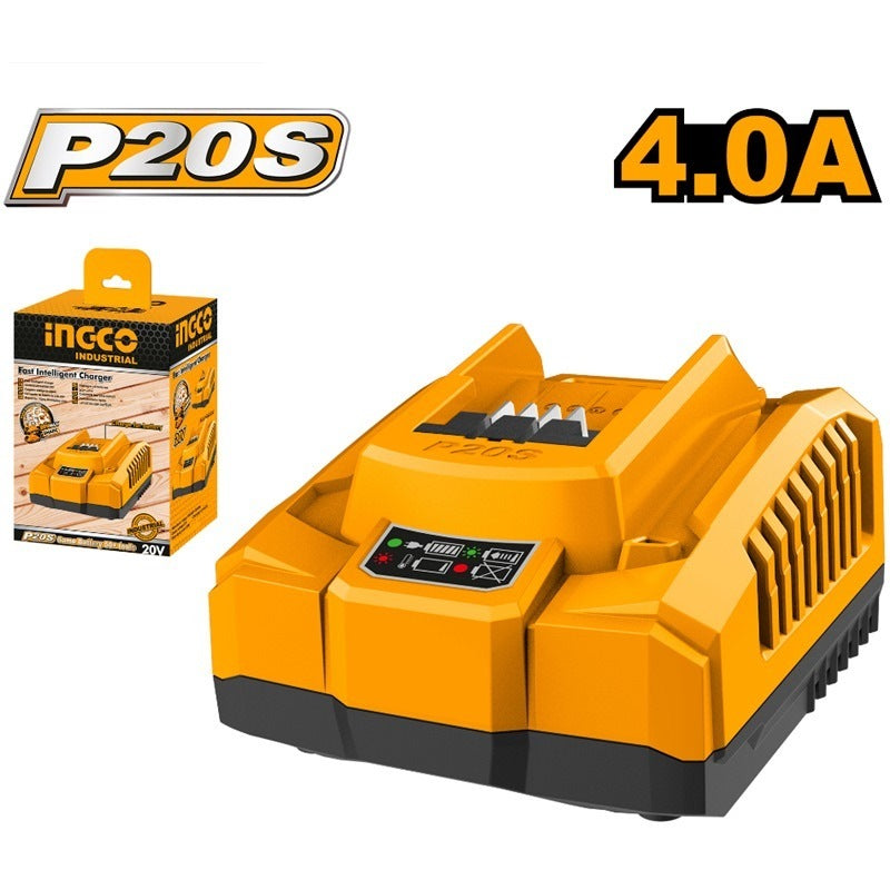 INGCO 20V 2×5.0Ah Battery + 4A Charger Set (FBCPK2513)