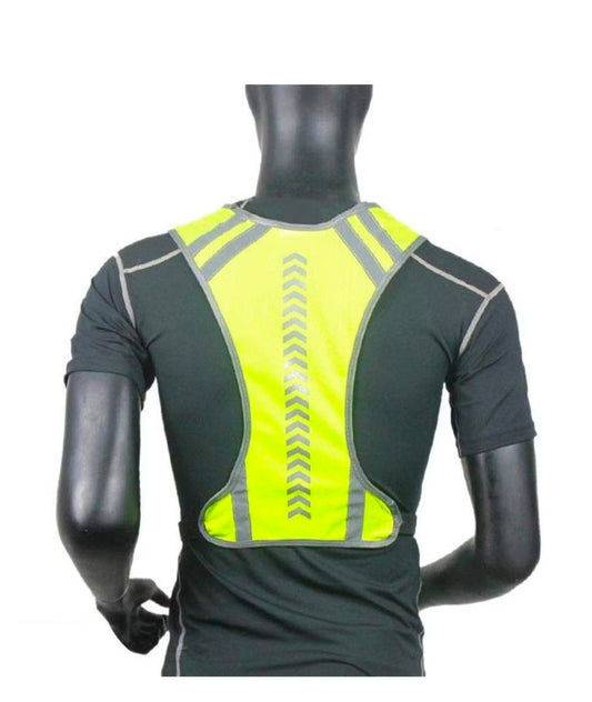 Fenditools Unisex Jogging Vest Outdoor Protective Vest Night Running Elastic Cycling Safety Reflective Sports Bicycle Harness