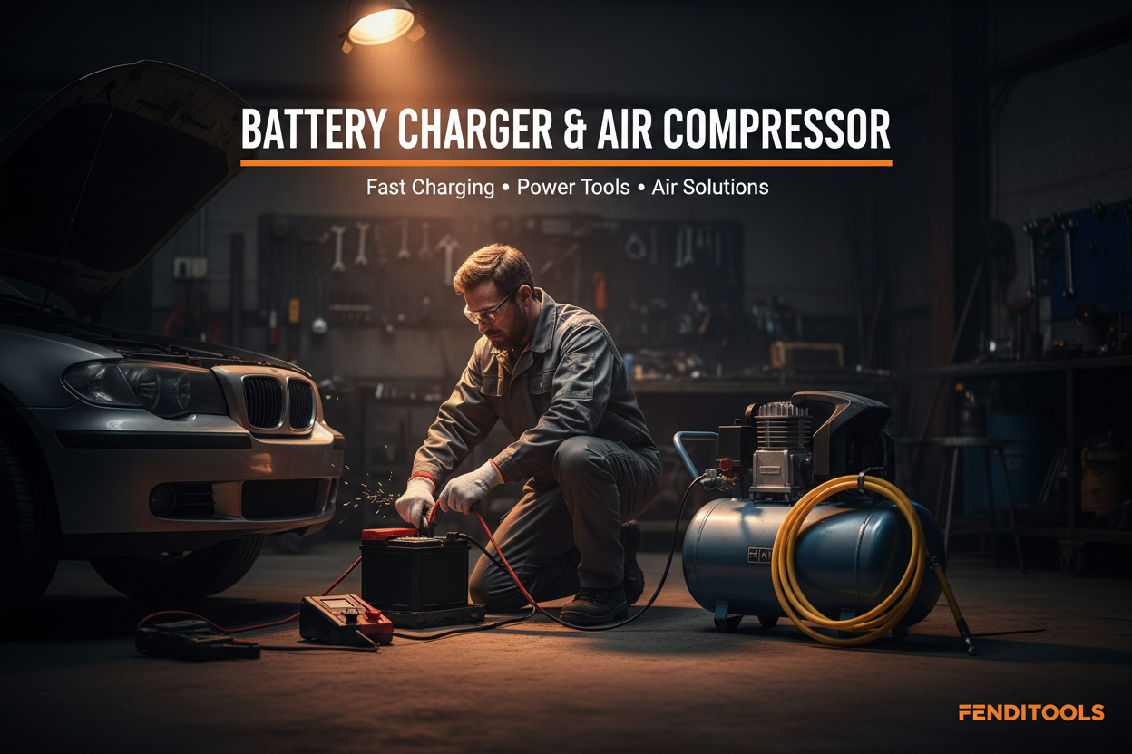 Battery Charger & Air Compressor