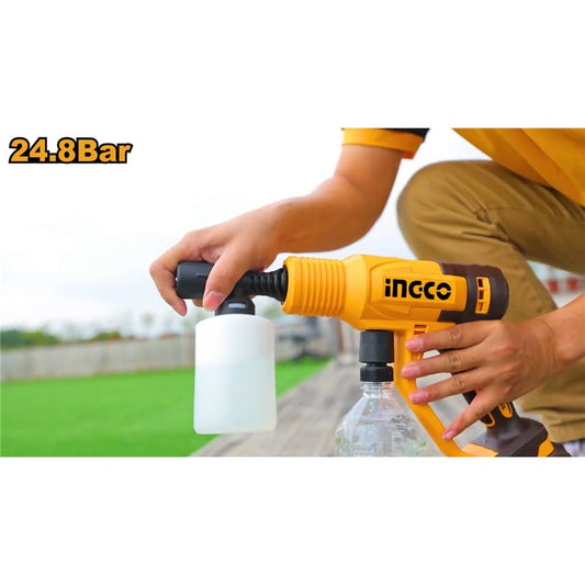INGCO 20V Li-Ion Pressure Washer 24.8 Bar CPWLI20362