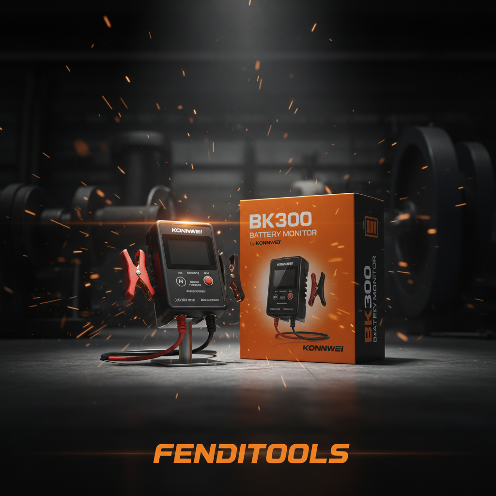 Fenditools Battery Analyzer Monitor Tool All Auto Lead Acid Charging Cranking System BT 5.0 for IOS Android Long Term Data Test 12/24V