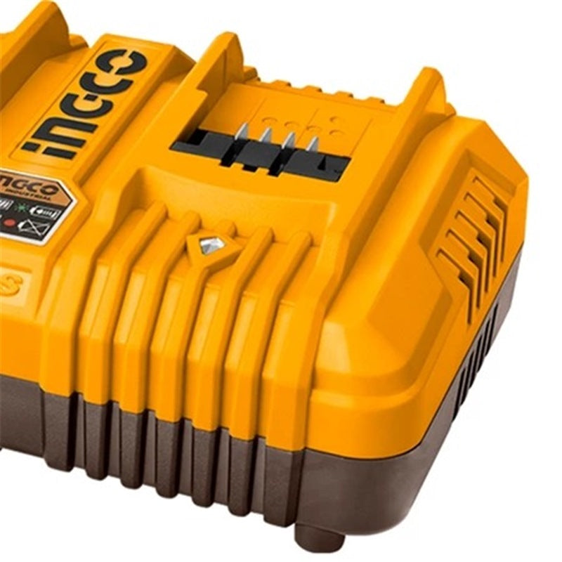 INGCO 20V 2X5.0AH BAT +DUAL PORT CHARGER POWER SOURCE PACK FBCPK2425