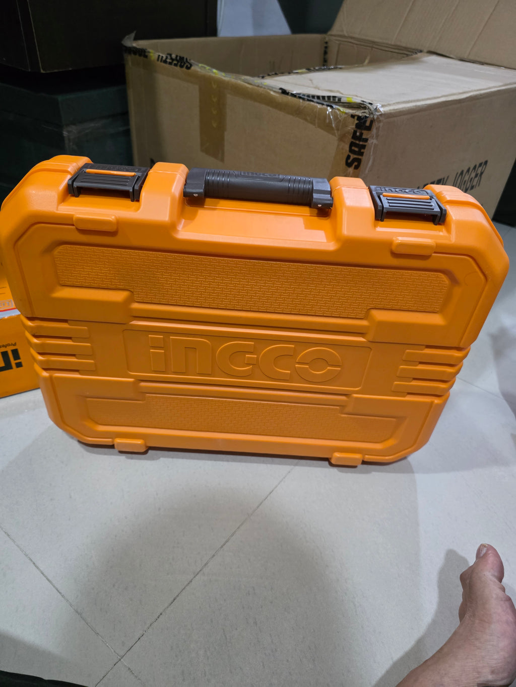 INGCO 20V Li-Ion Impact Drill 165PCS Tool Kit Set HKTHP11651