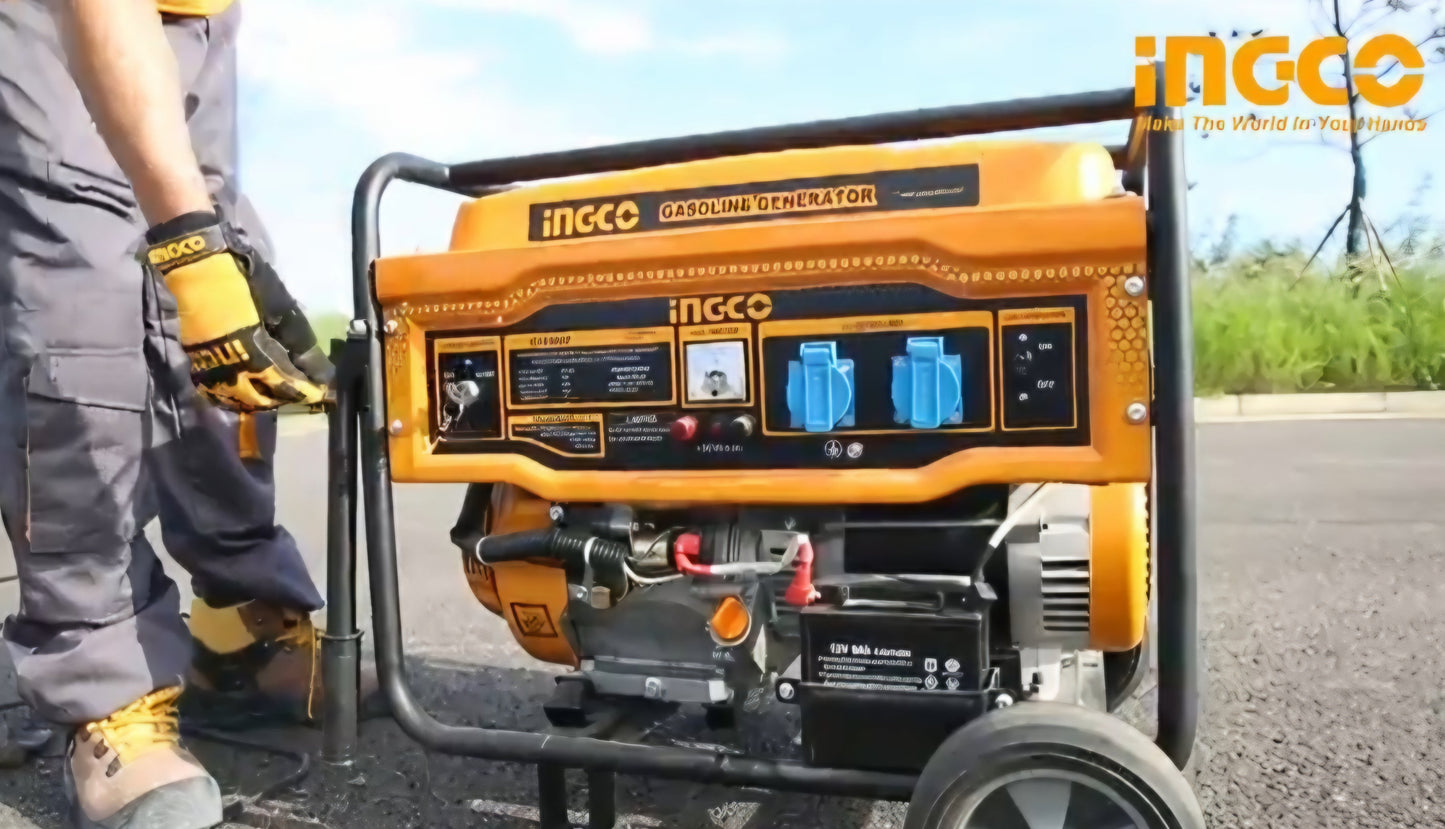 INGCO Gasoline Generator Max 5500W Rated 5000W GE55003