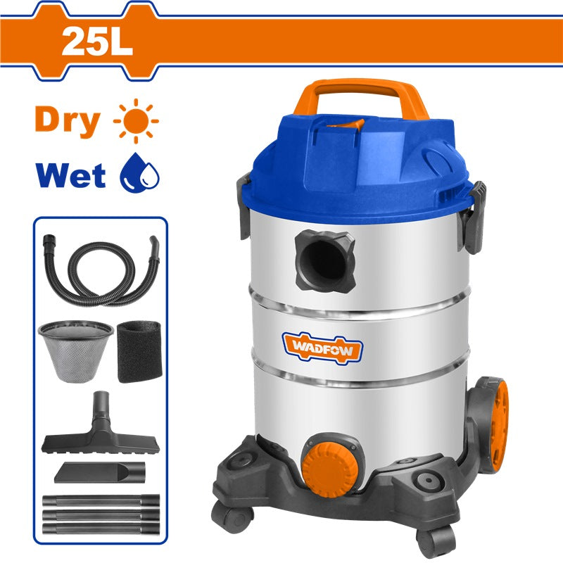 1200W Wet & Dry Vacuum Cleaner 25L - Professional Grade with Blowing Function