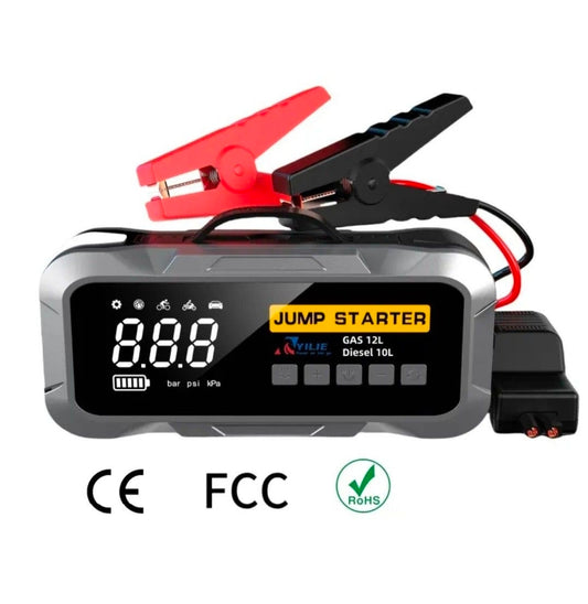 Fenditools All-in-One Car Emergency Kit - Jump Starter, Air Compressor & Power Bank