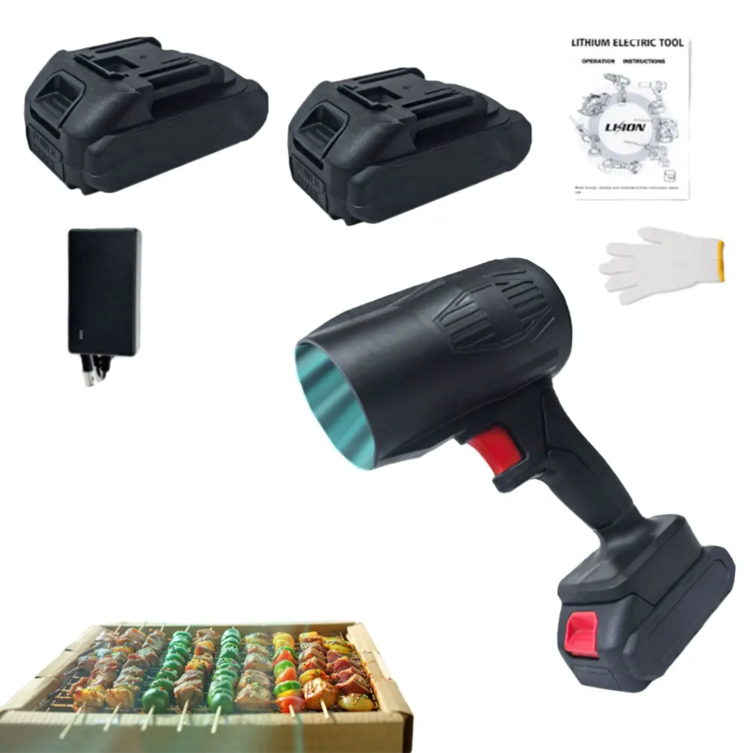 Fenditools Cordless BBQ Fire Starter & Portable Air Blower Kit