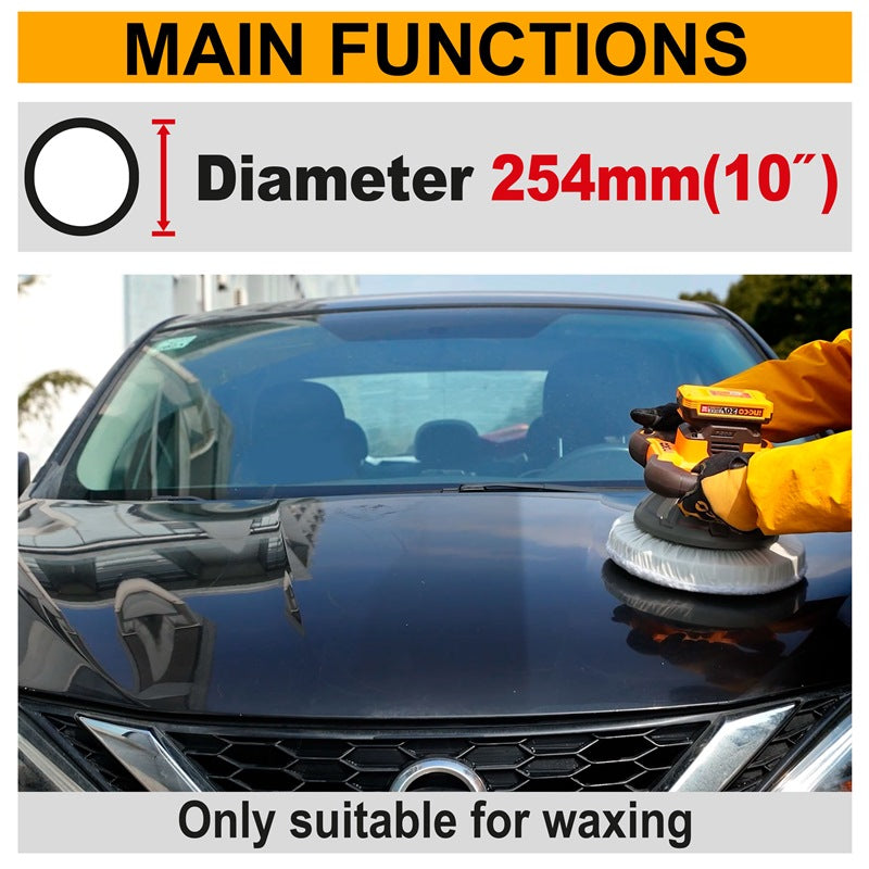 20V Cordless Brushless Polisher 254mm - Professional Grade