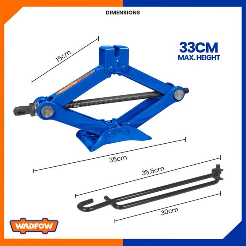 WADFOW 1 Ton Scissor Jack WHJ4510