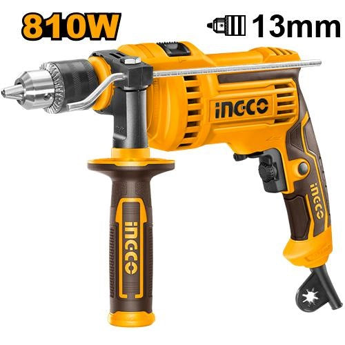 INGCO IMPACT DRILL 13MM 810W V SPEED F/R ID8108
