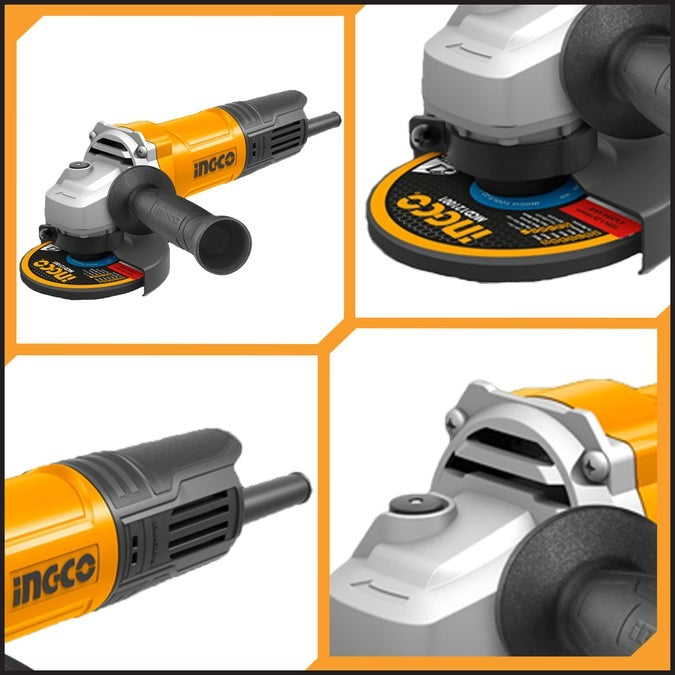 INGCO 100MM (4") ANGLE GRINDER, 900W, AG900282