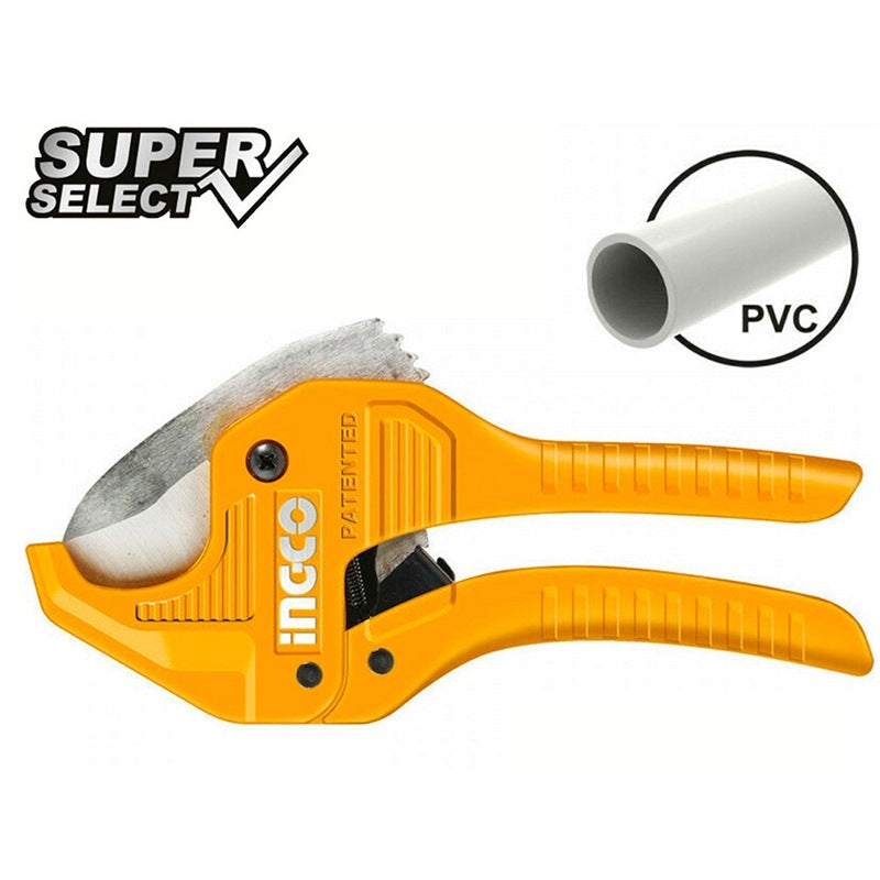 INGCO INDUSTRIAL PVC PIPE CUTTER CAP:42MM, LENGTH 203MM HPCS05428